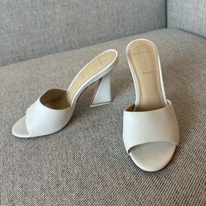 Black Suede Studio Nadya Mule Sandal